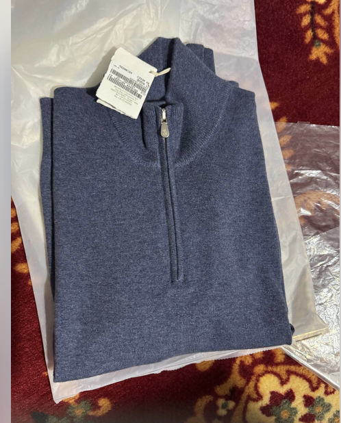 Brunello Cucinelli синня кофта 1/3 zip 48