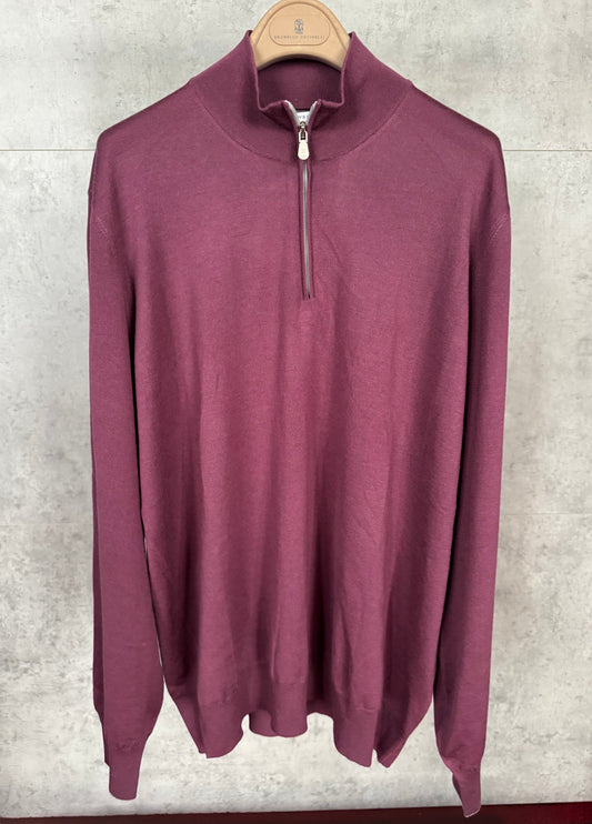 1/3 zip кофта Brunello Cucinelli