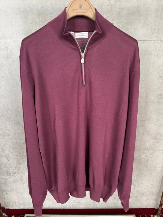 1/3 zip кофта Brunello Cucinelli