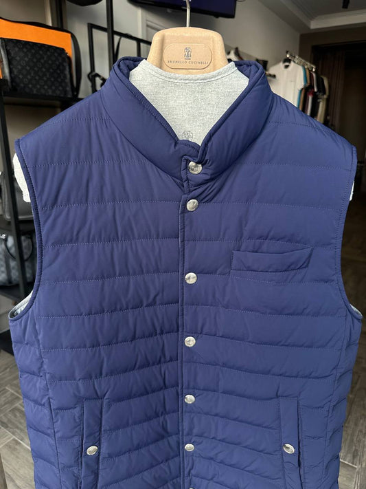 Brunello Cucinelli жилетка синяя