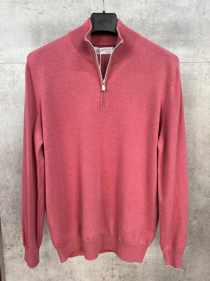 1/3 zip кофта Brunello Cucinelli