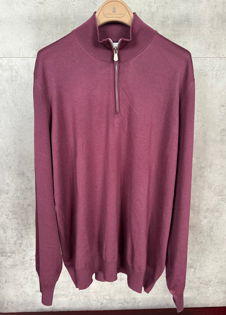 1/3 zip кофта Brunello Cucinelli