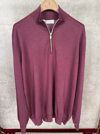 1/3 zip кофта Brunello Cucinelli