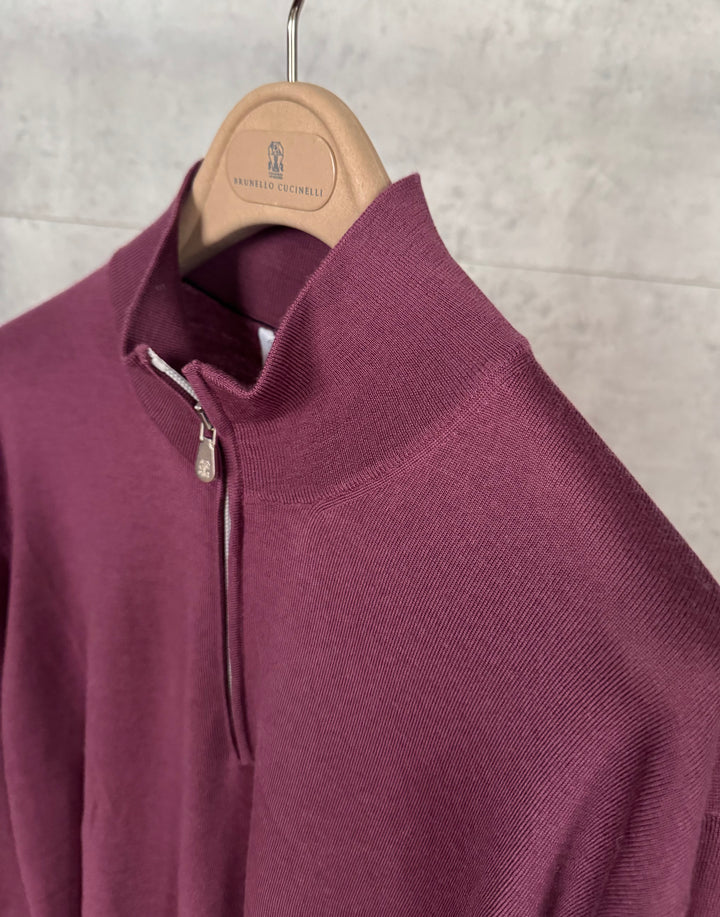 1/3 zip кофта Brunello Cucinelli