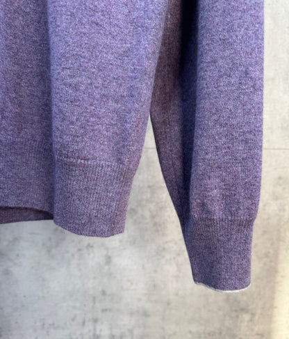 Багряна кашемірова 1/3 zip кофта Brunello Cucinelli