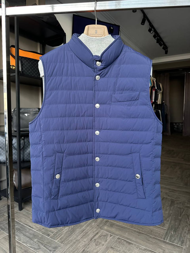 Brunello Cucinelli жилетка синяя