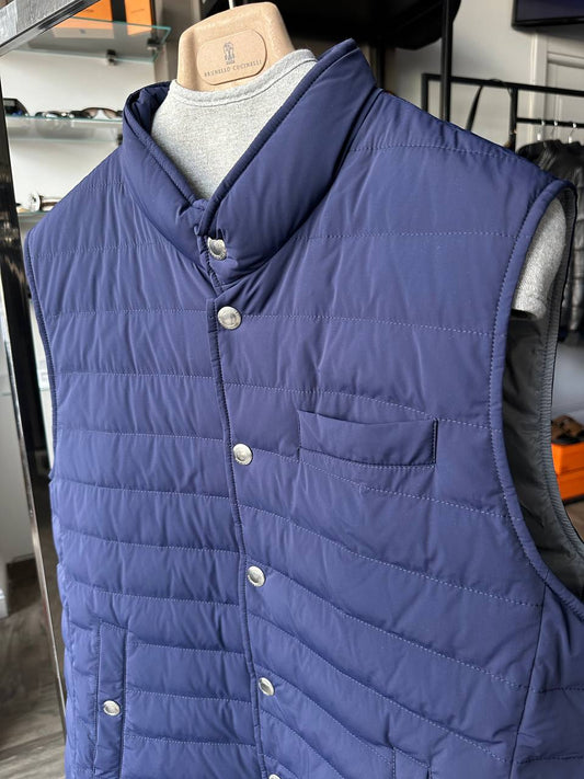 Brunello Cucinelli жилетка синяя
